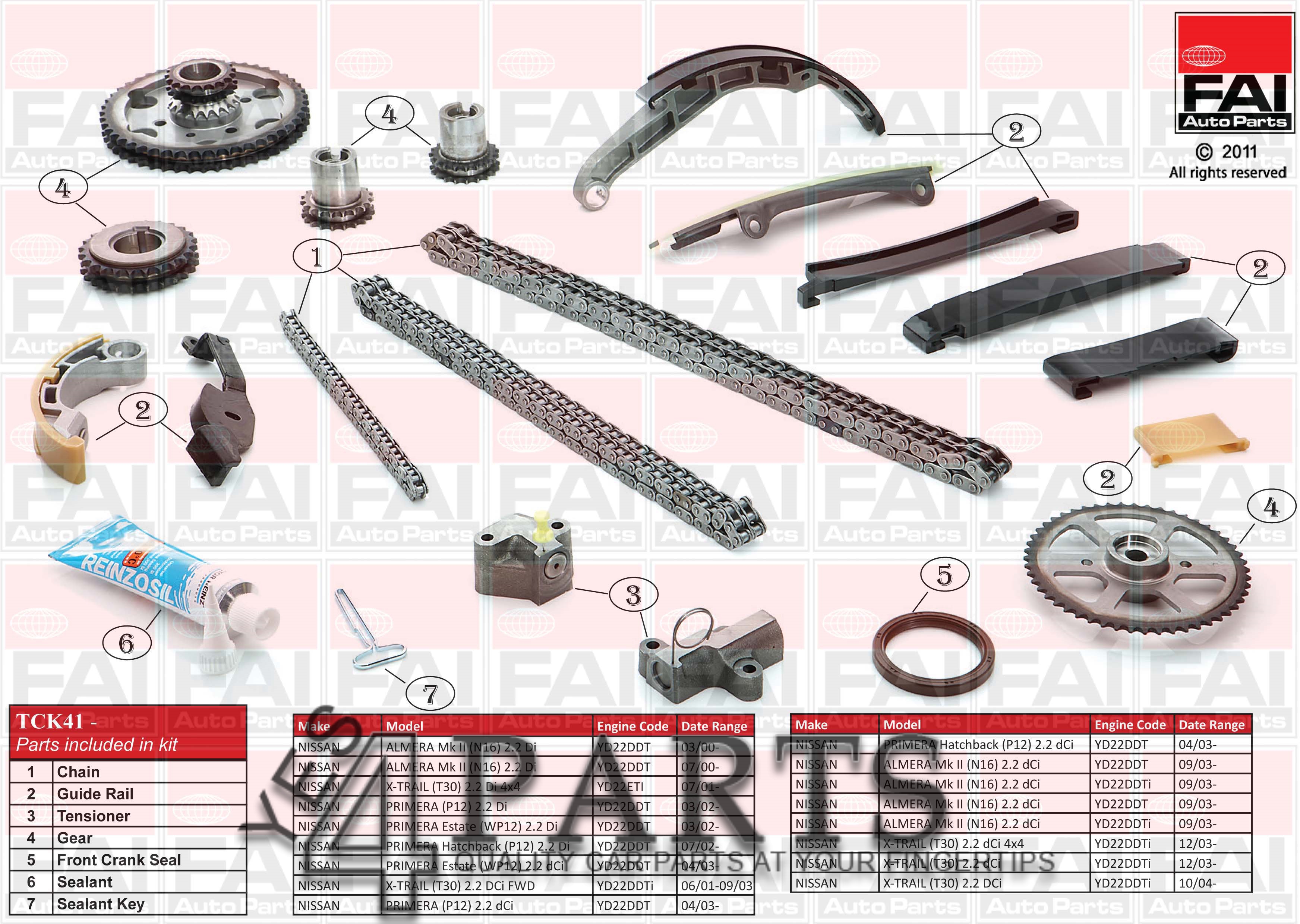 Nissan almera timing chains #4